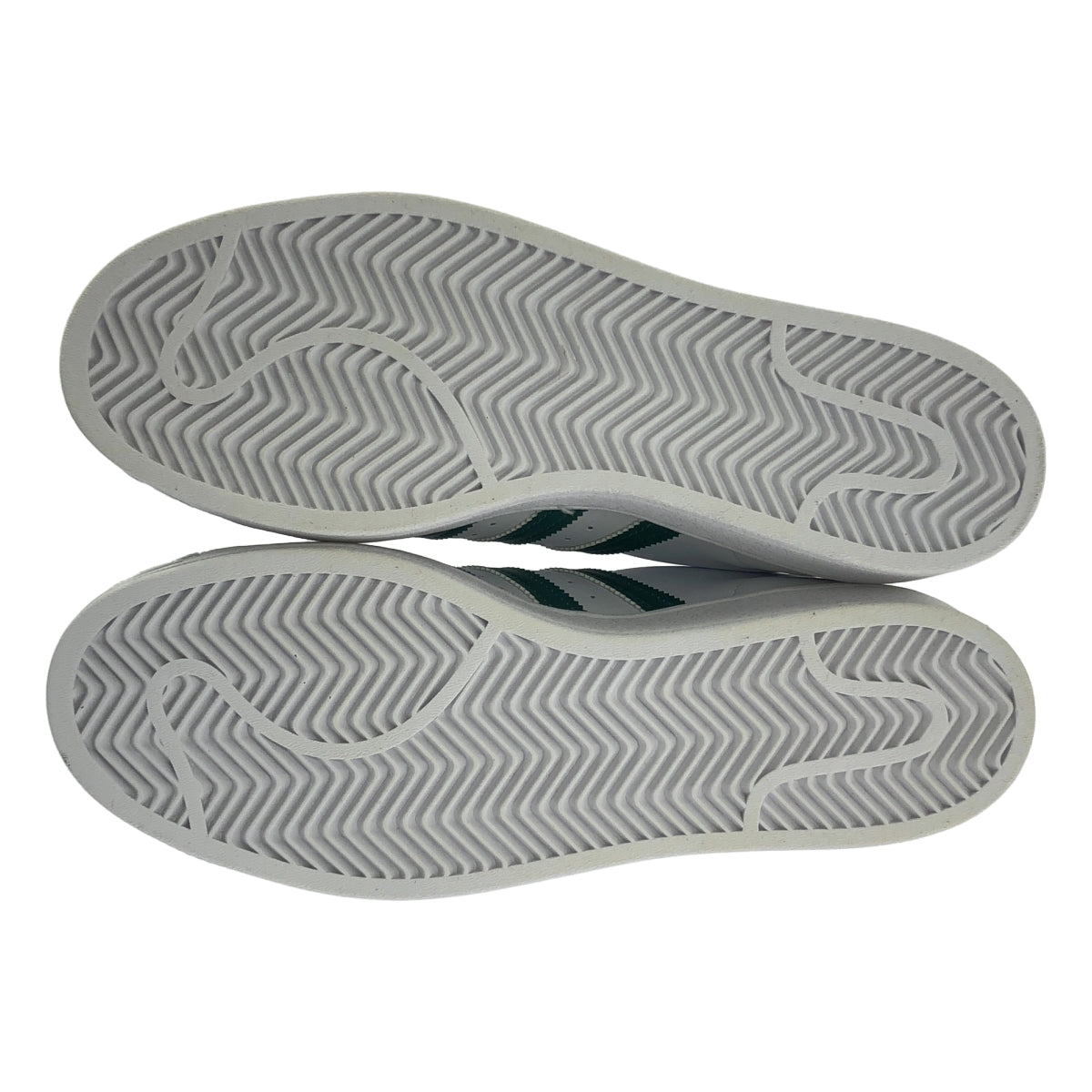 [狀況極佳] 阿迪達斯 SUPERSTAR 低筒運動鞋 GZ3742 | 尺寸 25.5 | 白色/綠色 | 男款