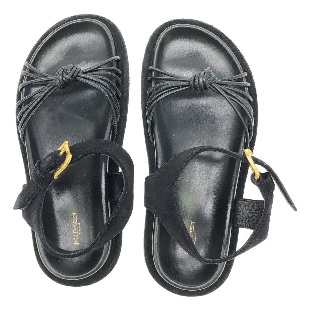 J&M DAVIDSON / ジェイアンドエムデヴィッドソン | STRAPPY KNOTTED SANDAL ストラッピー ノット サンダル | 37 | ブラック | メンズ
