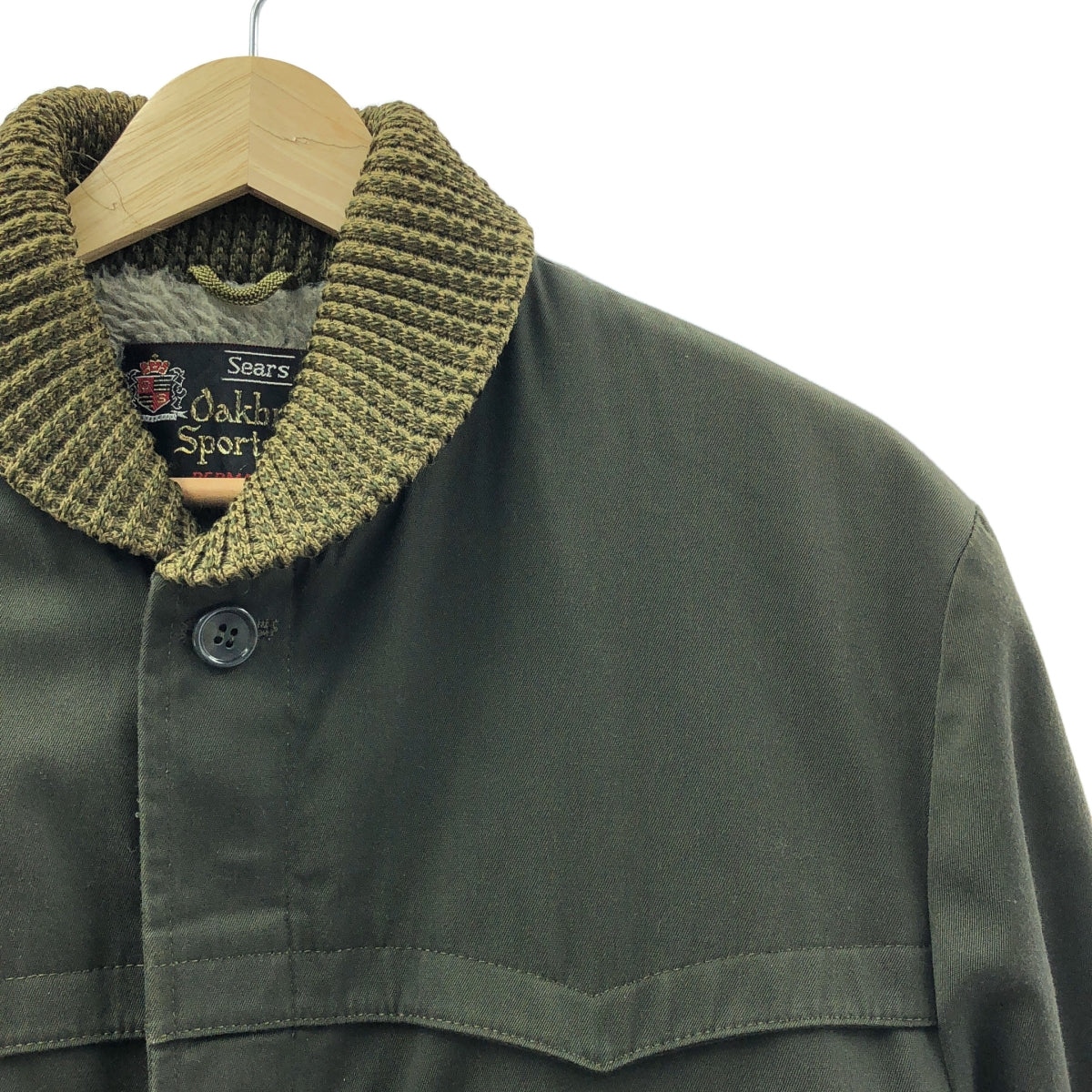 Sears / 시어스 | 60-70s 빈티지 파라오 재킷 보어 라이닝 | 올리브 | 남성