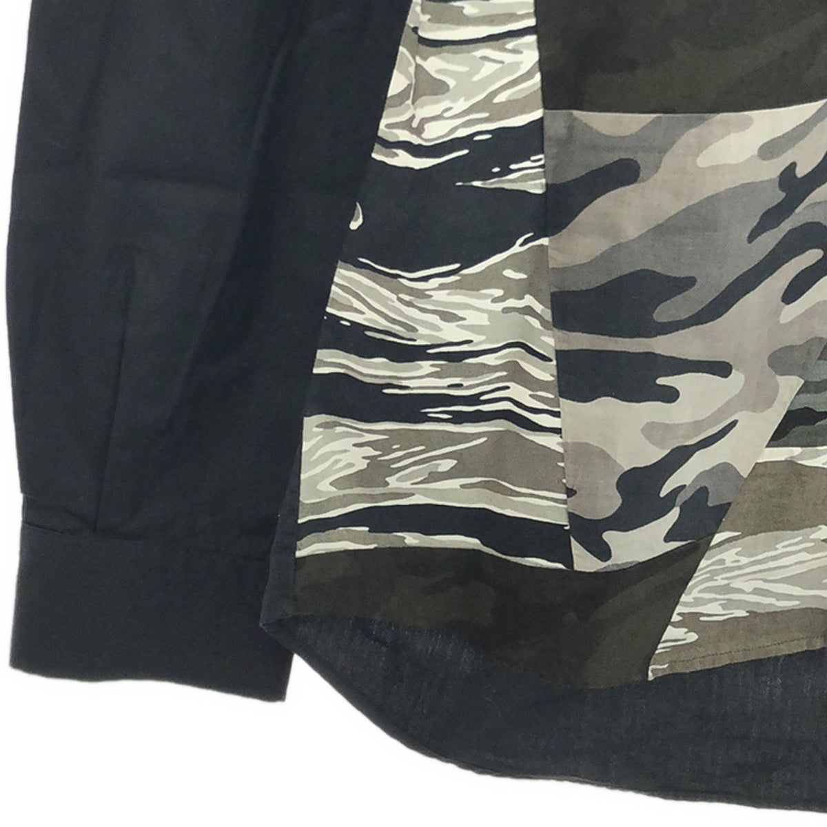 ANSEASON ANREALAGE | Cotton all-over camouflage patch regular collar shirt | 46 | Men's