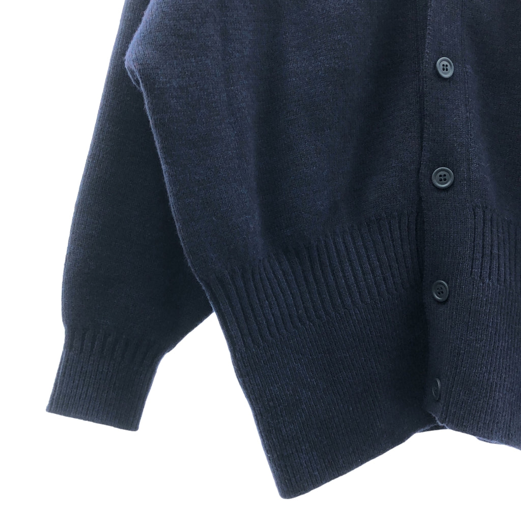 【美品】  CFCL / シーエフシーエル | WOOL MILAN CARDIGAN / ウール ニット カーディガン | 3 | Navy | レディース