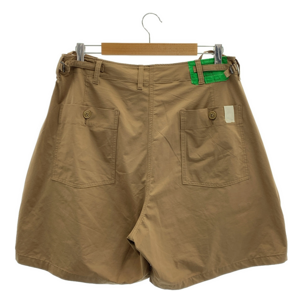 N.HOOLYWOOD / 엔 할리우드 | 2021SS | 더블 어저스터 와이드 하프 반바지 반바지 | 40 | 남성