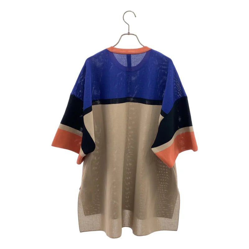 CFCL / シーエフシーエル | TC GARTER SHORT SLEEVE TEE SHIRT / オーバーシルエット スリット Tシャツ カットソー | F | メンズ