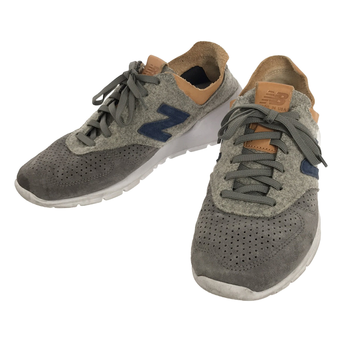 New Balance / 뉴 밸런스 | × WOOLRICH 울 리치 USA제 ML1978SO 로우 컷 스니커 | 26 | 회색 | 남성