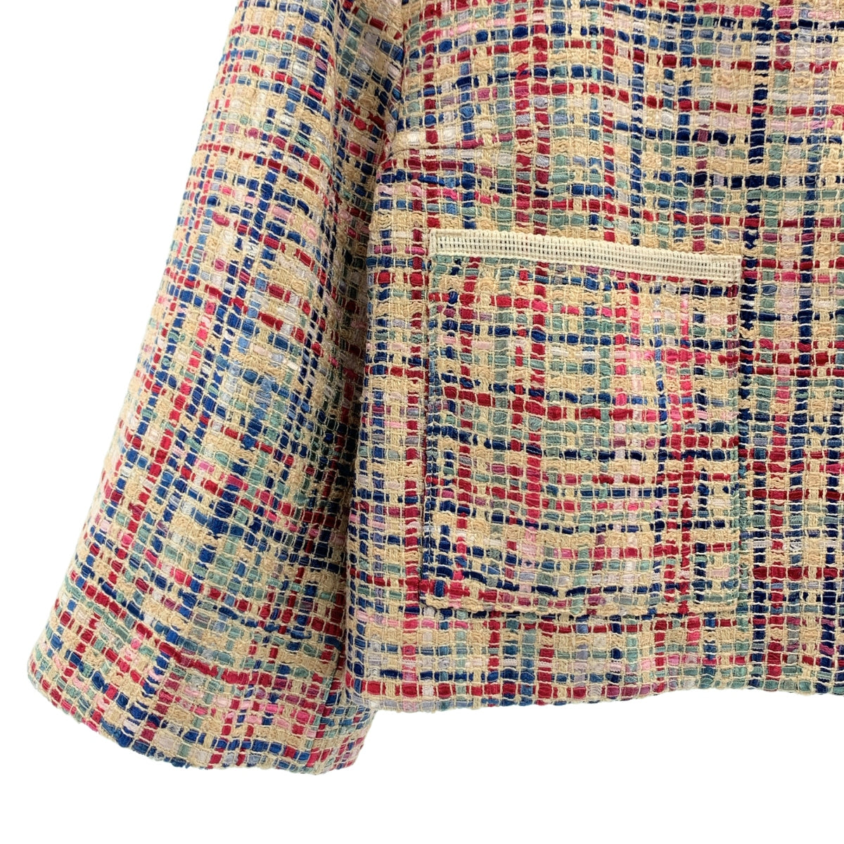 極美品 2025✨BALLSEY モザイクツイード ショートクルージャケット Ballsey モザイクツイード ショートクルージャケット