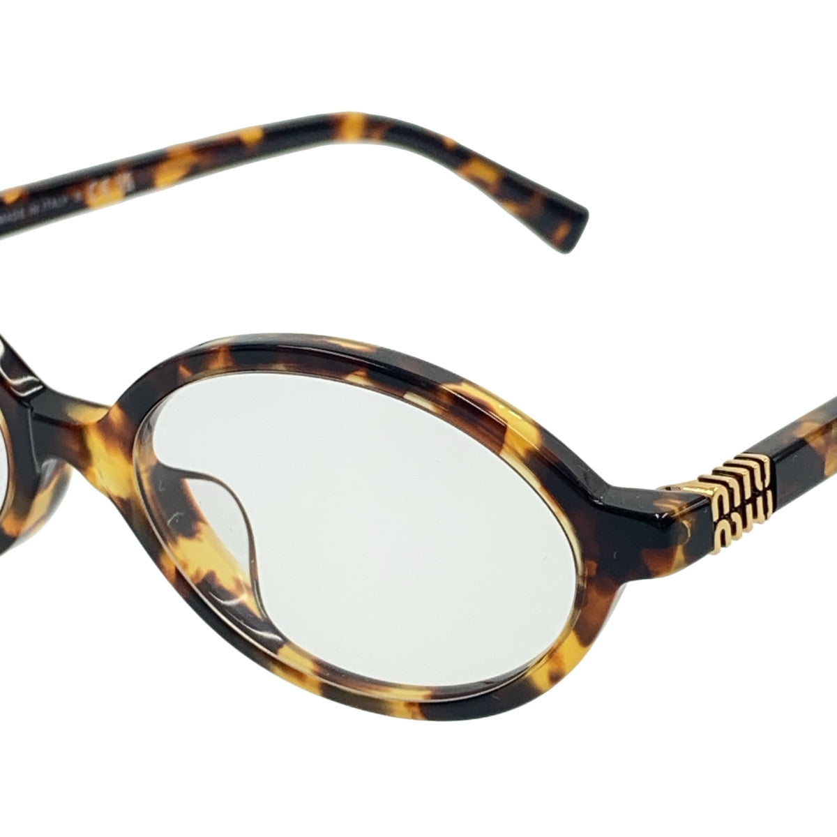 miu miu / ミュウミュウ | オーバル ロゴ メガネ | 50◻︎18-140 | その他