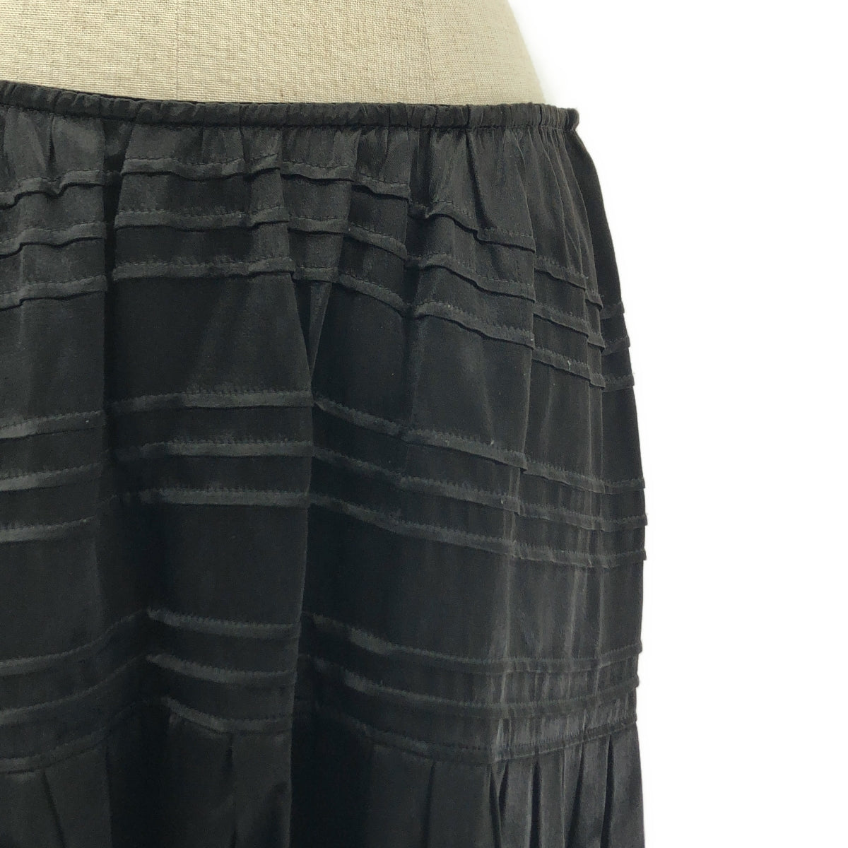 DRIES VAN NOTEN | Tuck cut-off flare skirt | Size 36 | Women's