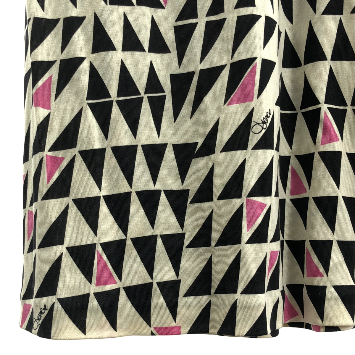 DIANE VON FURSTENBERG / JULIAN / 全身印花絲質裹身裙 | 尺寸 10 | 米色 / 黑色 / 粉紅色 | 女款