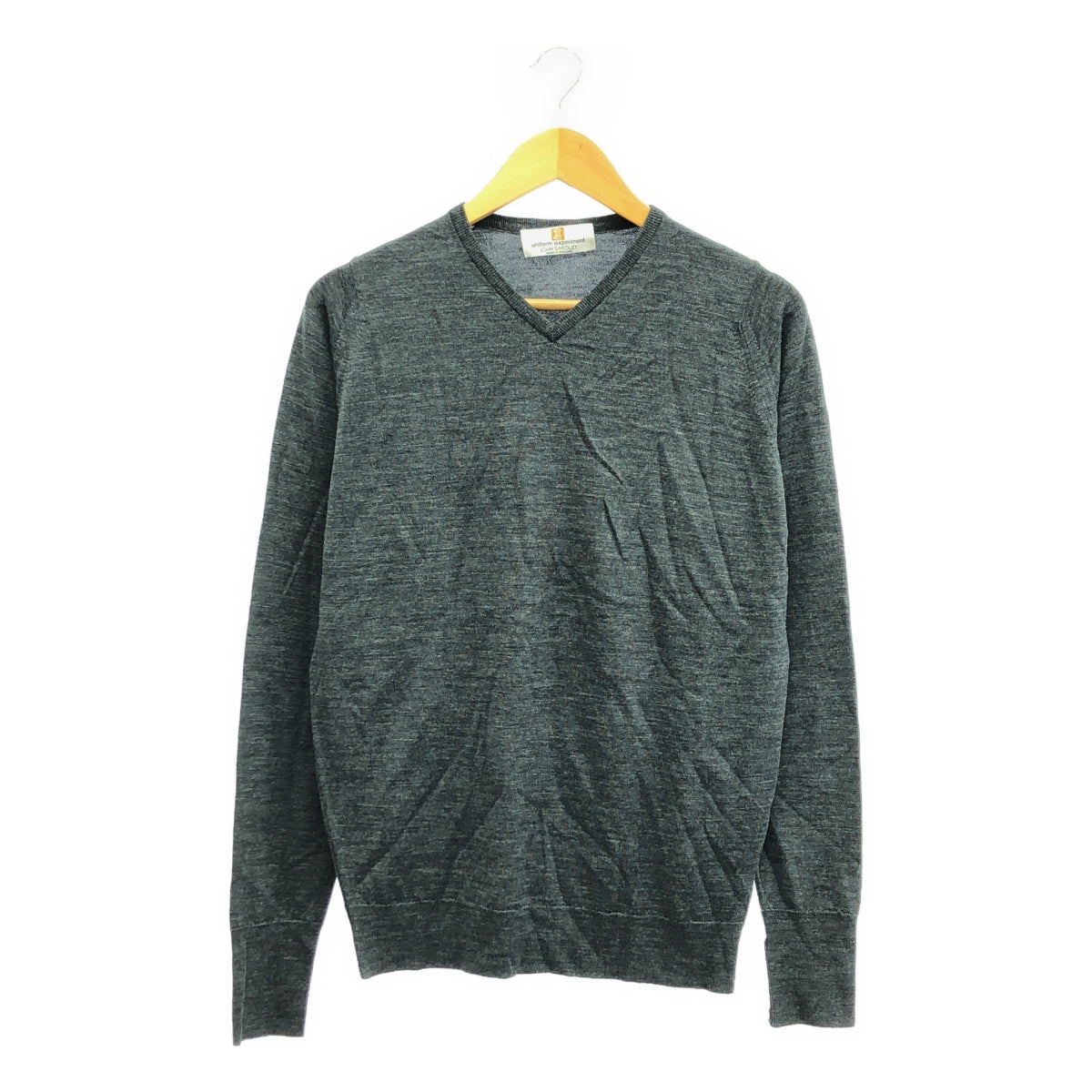 uniform experiment / uniform experiment | × JOHN SMEDLEY / John Smedley 針織套頭衫 | 1 | 灰色 | 男款