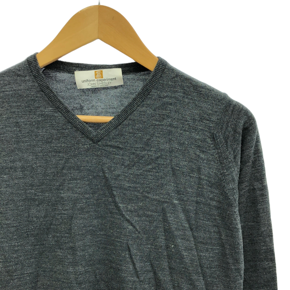 uniform experiment / uniform experiment | × JOHN SMEDLEY / John Smedley 針織套頭衫 | 1 | 灰色 | 男款