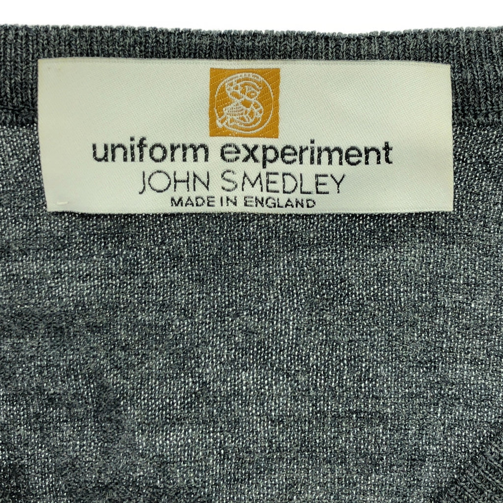 uniform experiment / 유니폼 경험 | × JOHN SMEDLEY / 존스메들리 니트 풀오버 | 1 | 회색 | 남성