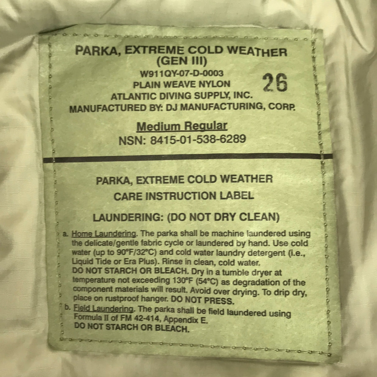 [Good Condition] VINTAGE / Vintage Used Clothing | ECWCS GEN 3 LEVEL 7 PRIMALOFT JACKET / ECWCS Primaloft Jacket | M | Gray | Men's