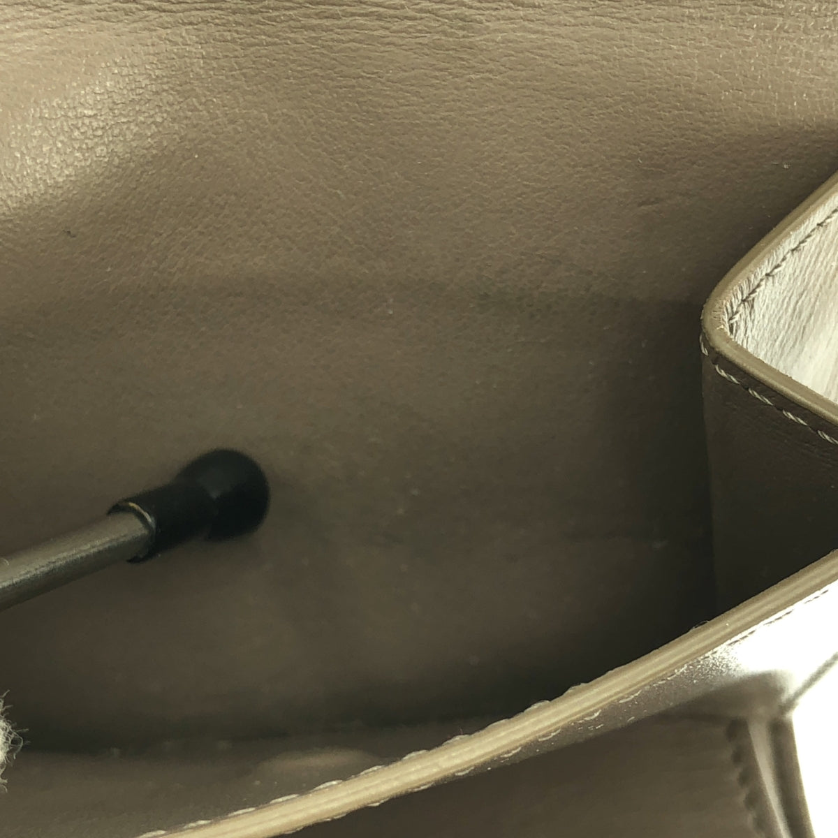 CELINE / セリーヌ | レザー ロゴ スモール トリフォールド コンパクト ウォレット 財布 |