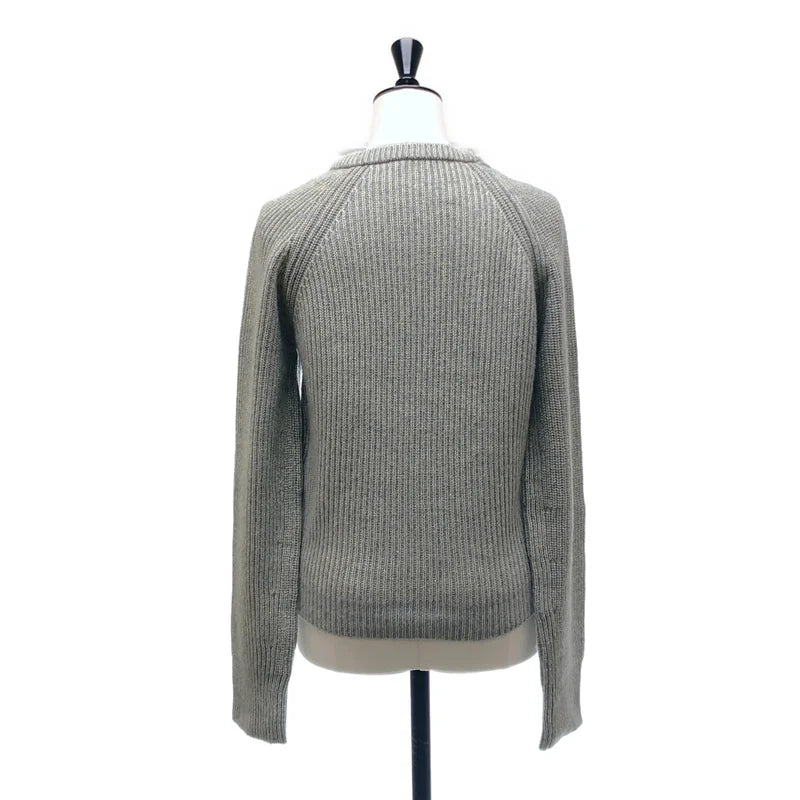 【美品】  STELLA McCARTNEY / ステラマッカートニー | 変形 アシンメトリー ニット セーター | S | グレー系 | レディース