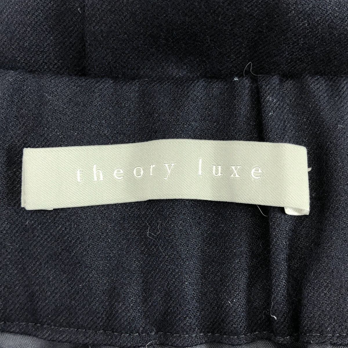 [狀況極佳] Theory luxe | 羊毛開衩裙 | 40碼 | 海軍藍 | 女款