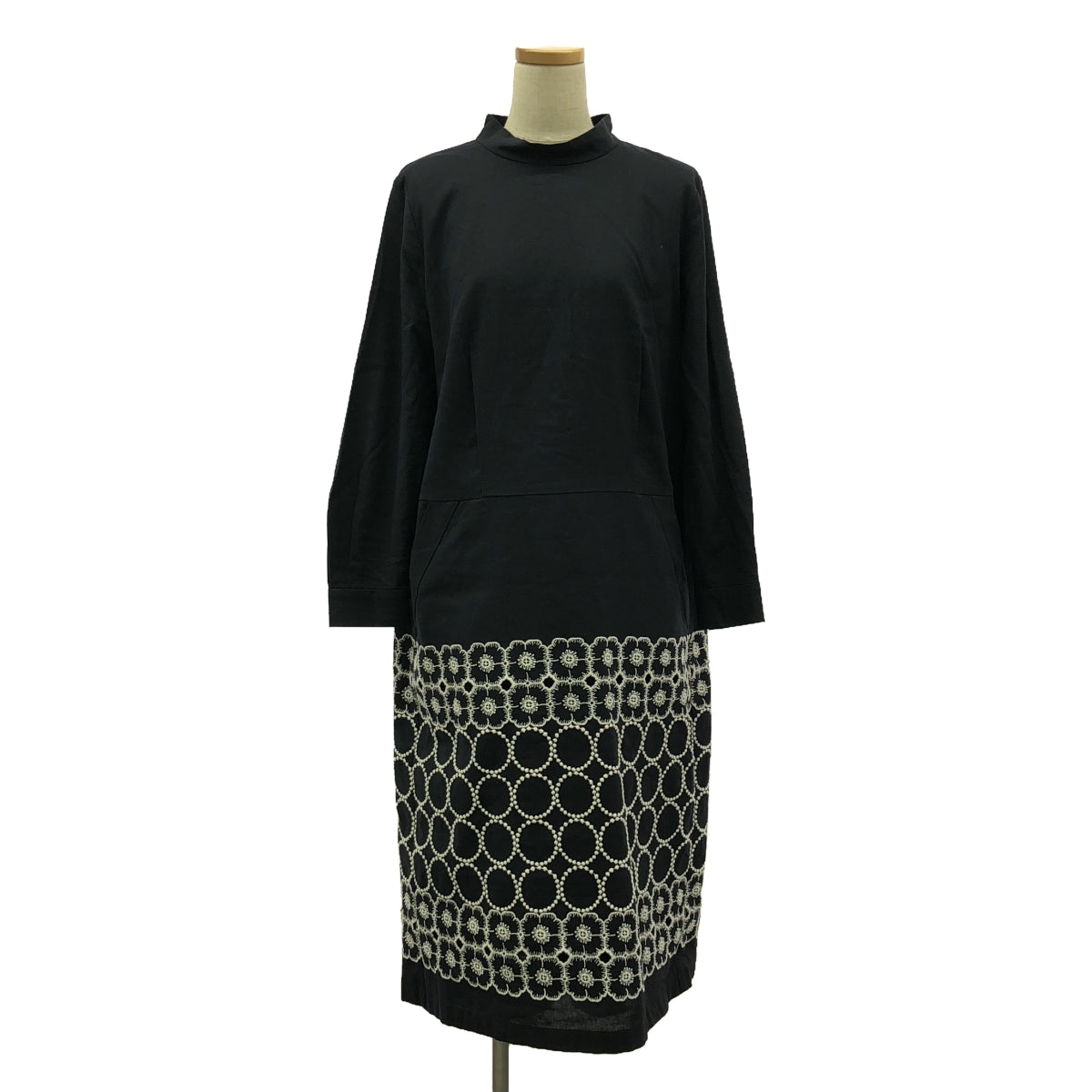 mina perhonen / mina perhonen | tambourine×anemone stand-up collar dress | M | Women's