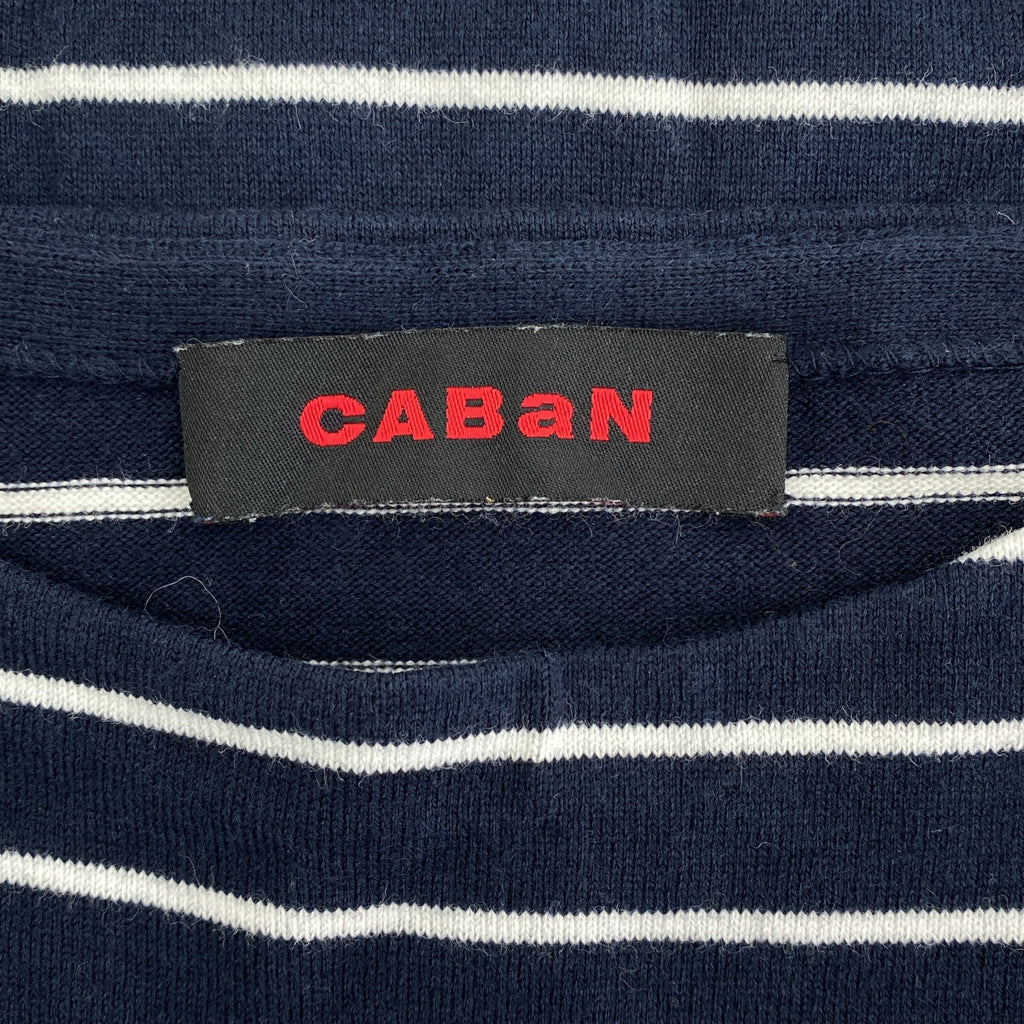 CABaN / 캐빈 | 캐시미어 혼합 테두리 컷 톱 | L | 남성