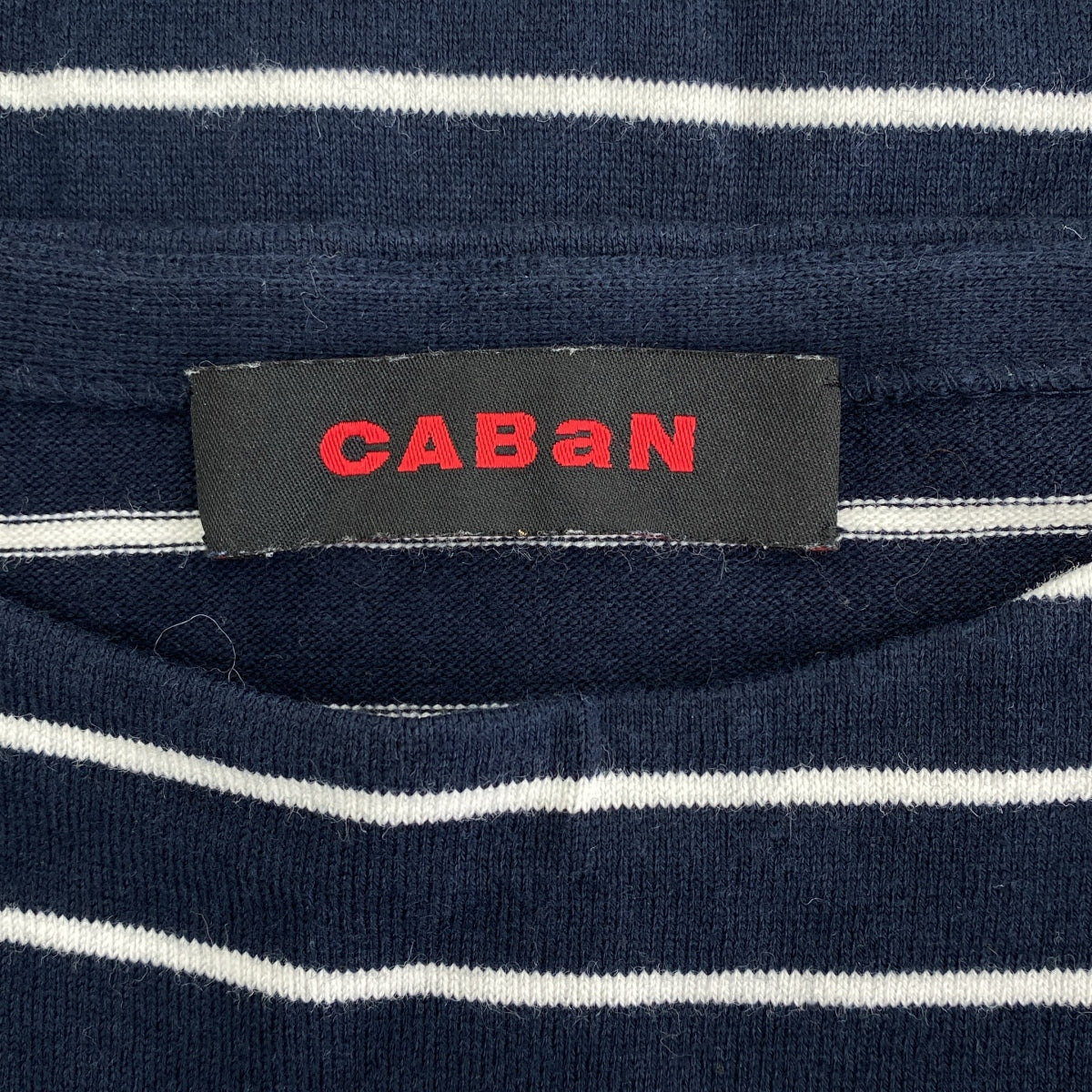 CABaN / 캐빈 | 캐시미어 혼합 테두리 컷 톱 | L | 남성