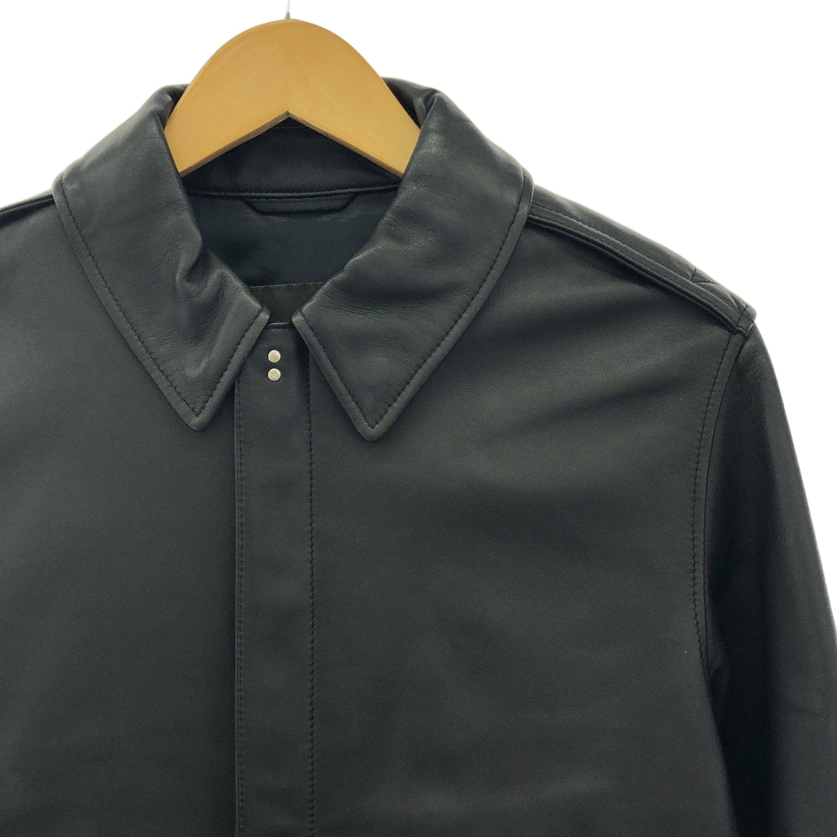 【美品】  MACKINTOSH LONDON / マッキントッシュロンドン | A-2 flight jacket ラムレザー フライトジャケット | 38 | ブラック | メンズ