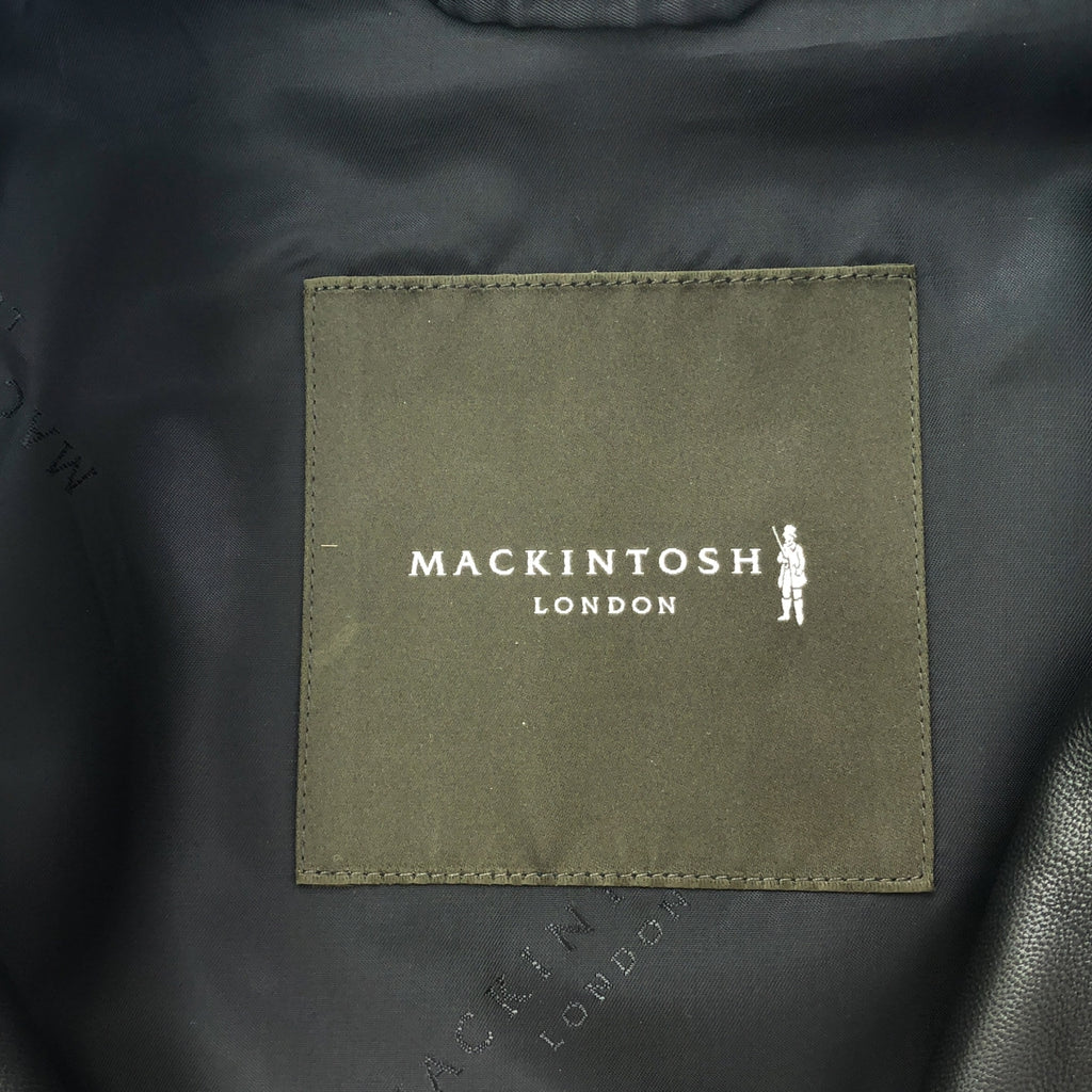 [品相良好] MACKINTOSH LONDON / Mackintosh London | A-2 飛行外套 | 羔羊皮飛行外套 | 38 | 黑色 | 男款