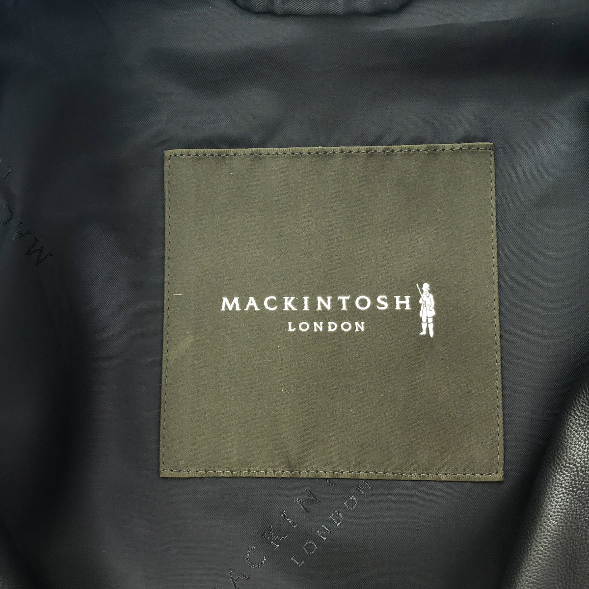 【美品】  MACKINTOSH LONDON / マッキントッシュロンドン | A-2 flight jacket ラムレザー フライトジャケット | 38 | ブラック | メンズ