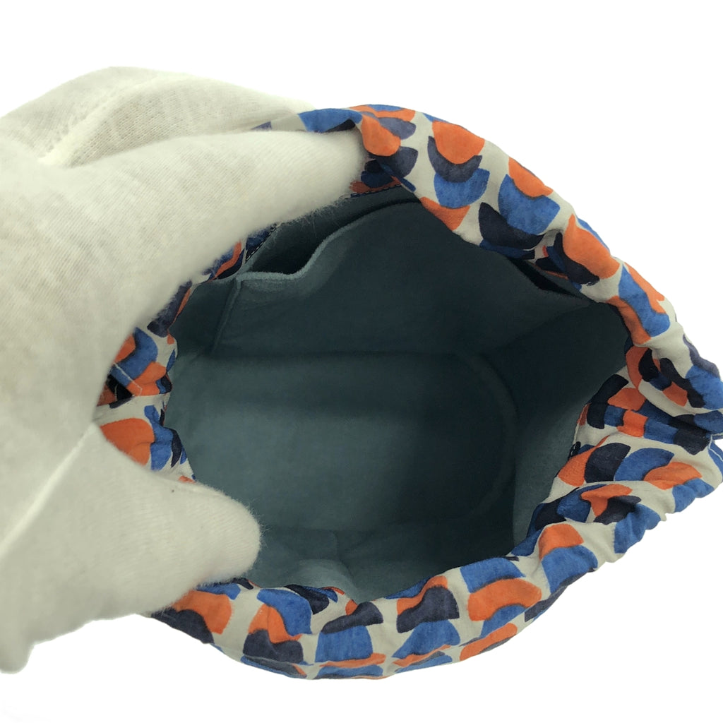 【美品】  mina perhonen / ミナペルホネン | 2025SS | canele pochette 巾着バッグ | マルチカラー | レディース