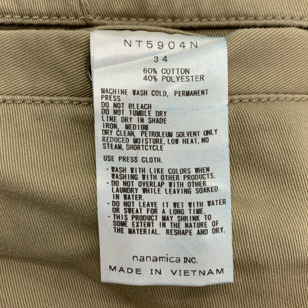 THE NORTH FACE PURPLE LABEL | 彈性斜紋錐形褲 / NT5904N 彈性棉質斜紋織帶褲 | 尺寸 34 | 男款