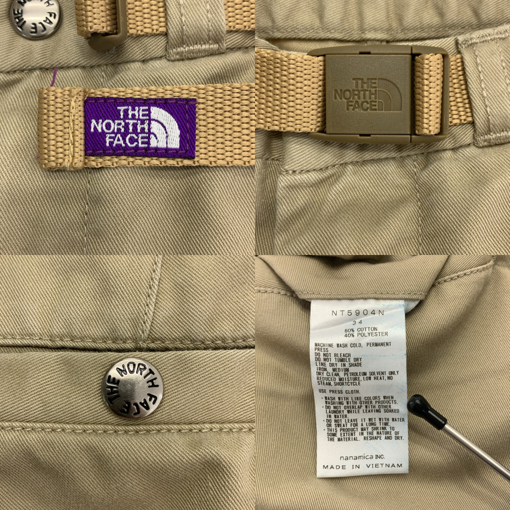 THE NORTH FACE PURPLE LABEL | 彈性斜紋錐形褲 / NT5904N 彈性棉質斜紋織帶褲 | 尺寸 34 | 男款