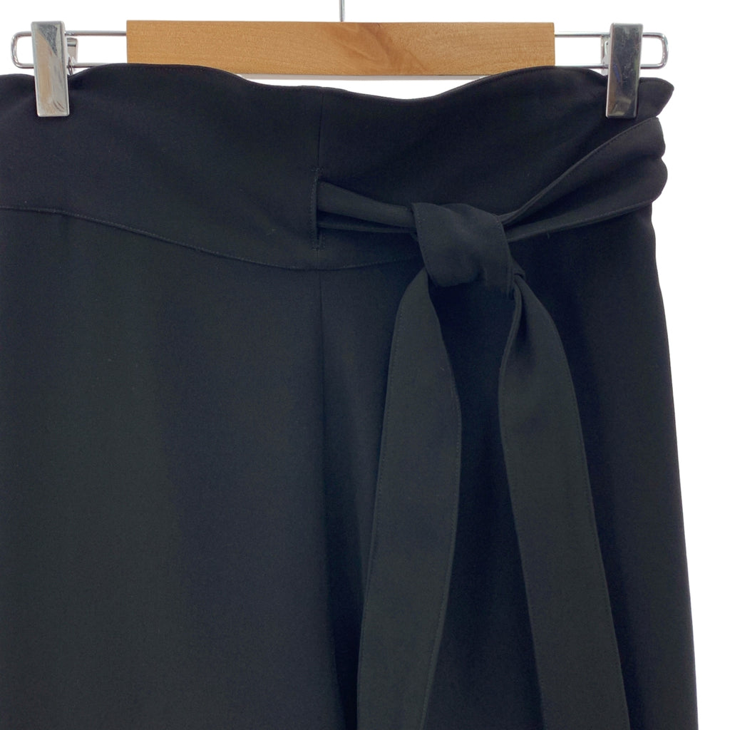 [類似新品] LIMI feu | 腰帶聚酯錐形褲 | S尺寸 | 黑色 | 女款