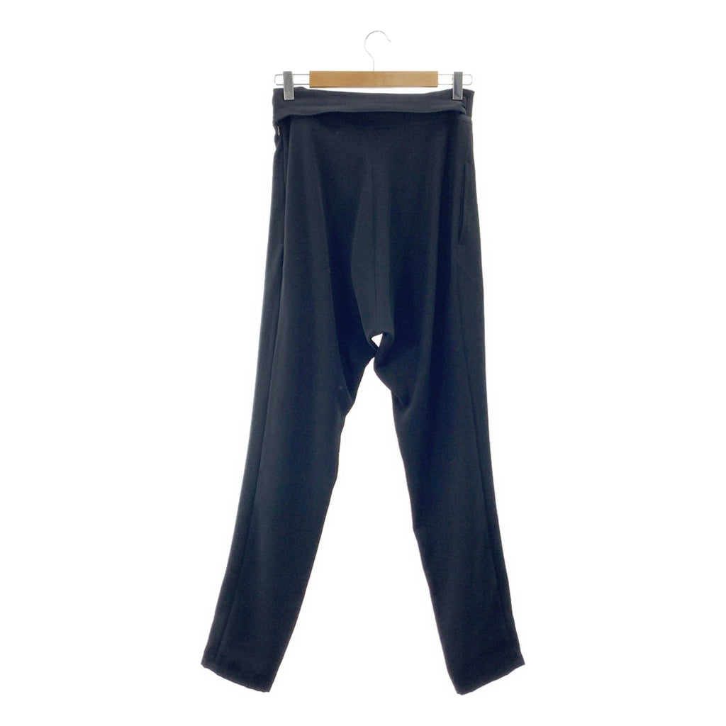 [類似新品] LIMI feu | 腰帶聚酯錐形褲 | S尺寸 | 黑色 | 女款
