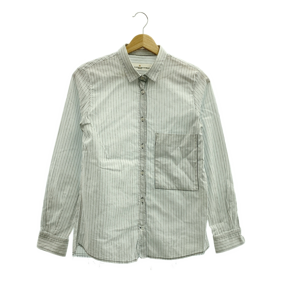 GOLDEN GOOSE / ゴールデングース | ビッグポケット ストライプシャツ | S | レディース