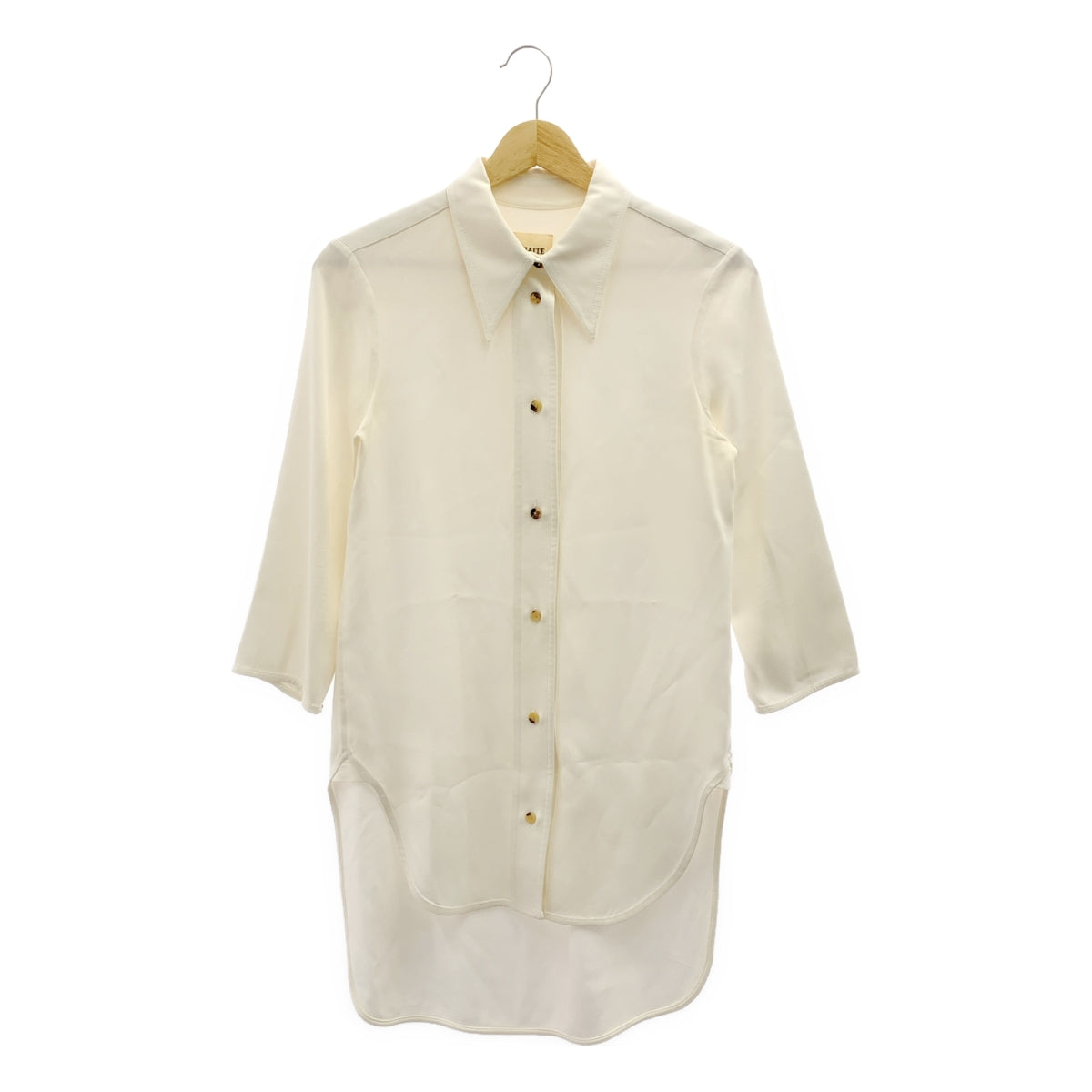 Khaite / ケイト | ハーフスリーブ バックロング シャツ | XS | レディース