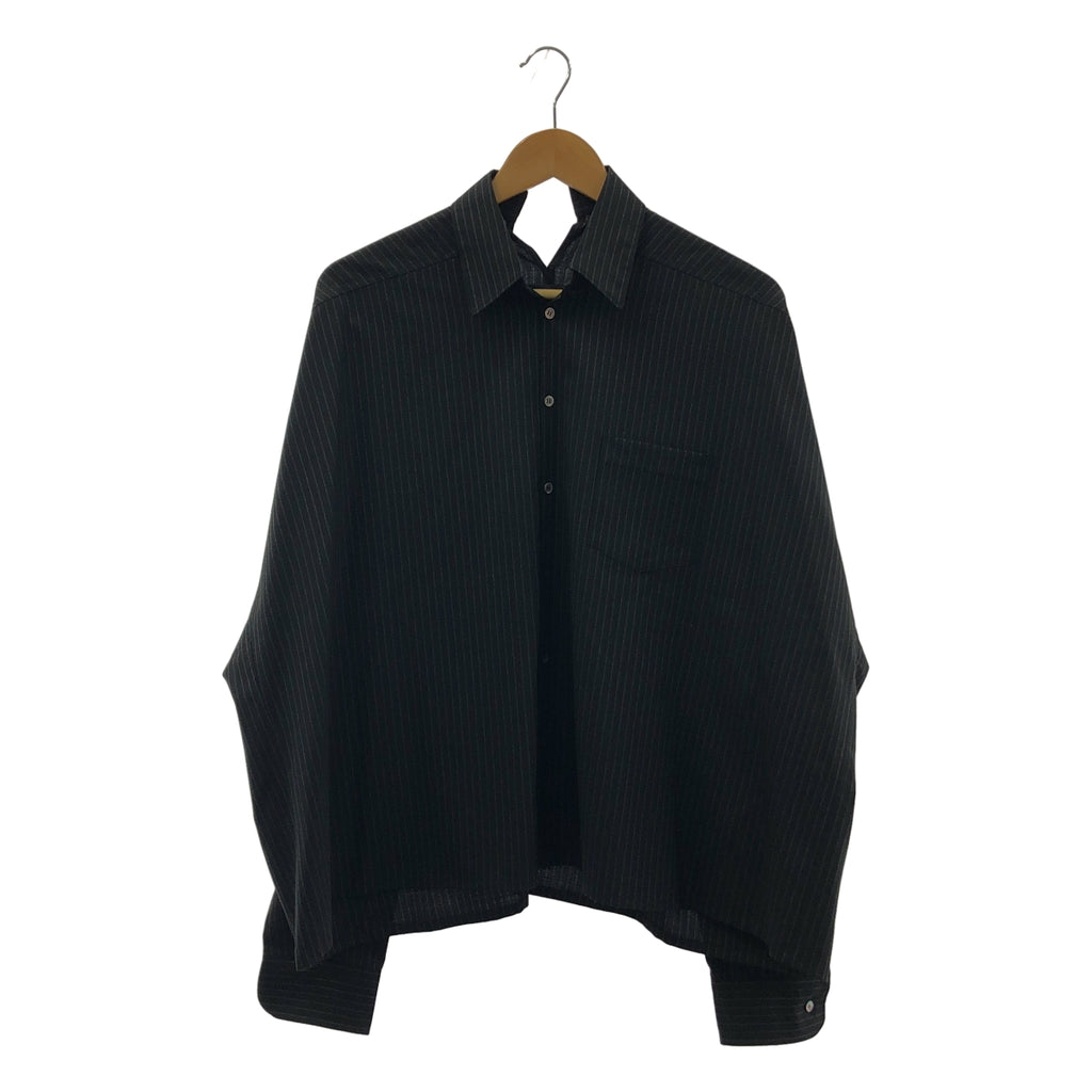 JUNYA WATANABE / 준야와타나베 | 2022SS | 울 스트라이프 오버 사이즈 셔츠 | XS | 여성