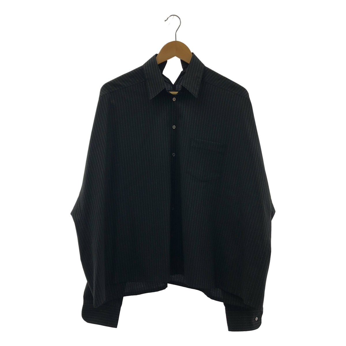 JUNYA WATANABE / 준야와타나베 | 2022SS | 울 스트라이프 오버 사이즈 셔츠 | XS | 여성