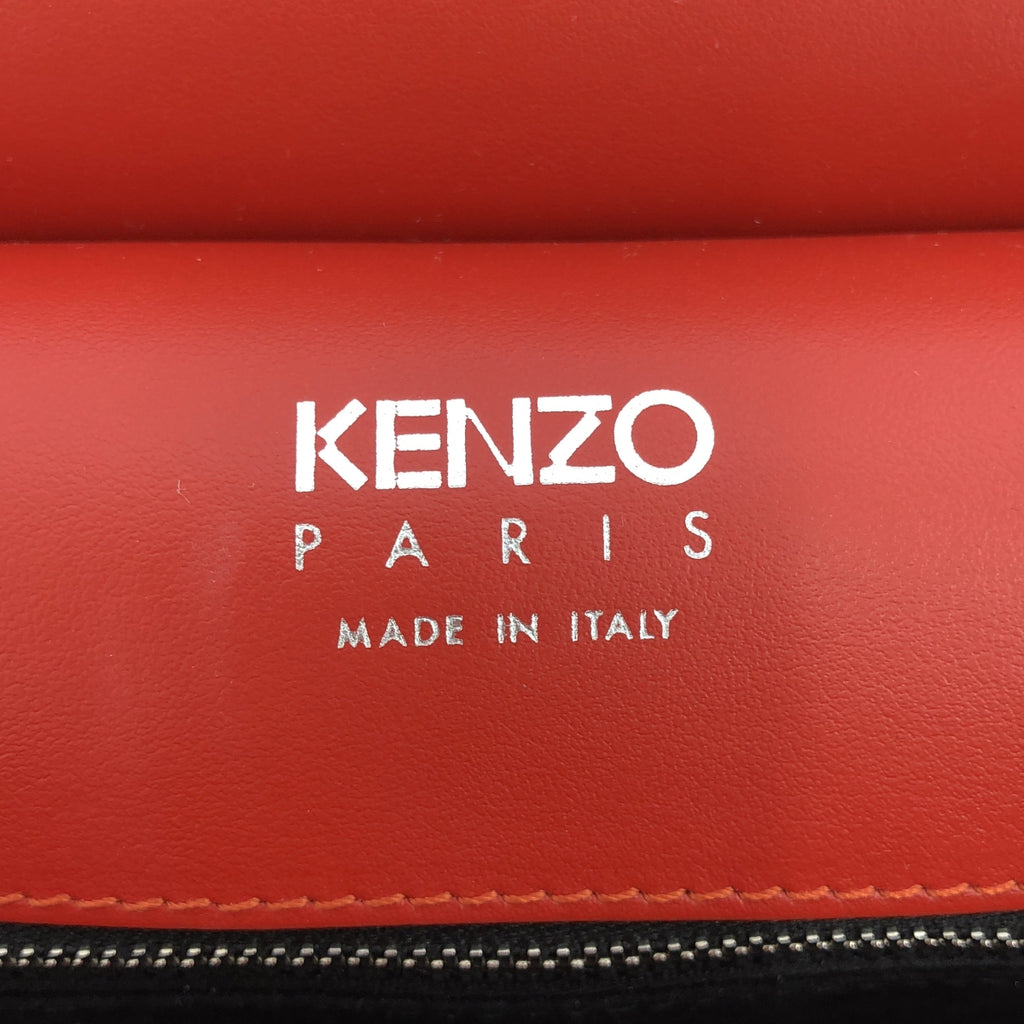 KENZO |鱷魚壓紋Tali Eye圖案雙向包 |紅色 |女性的
