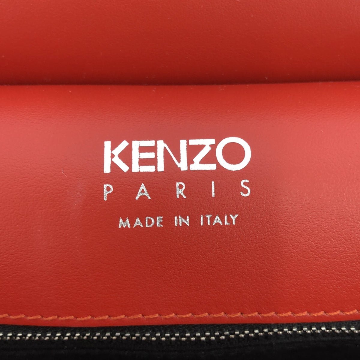 KENZO / ケンゾー | クロコ型押し タリ アイモチーフ 2WAY バッグ | レッド | レディース