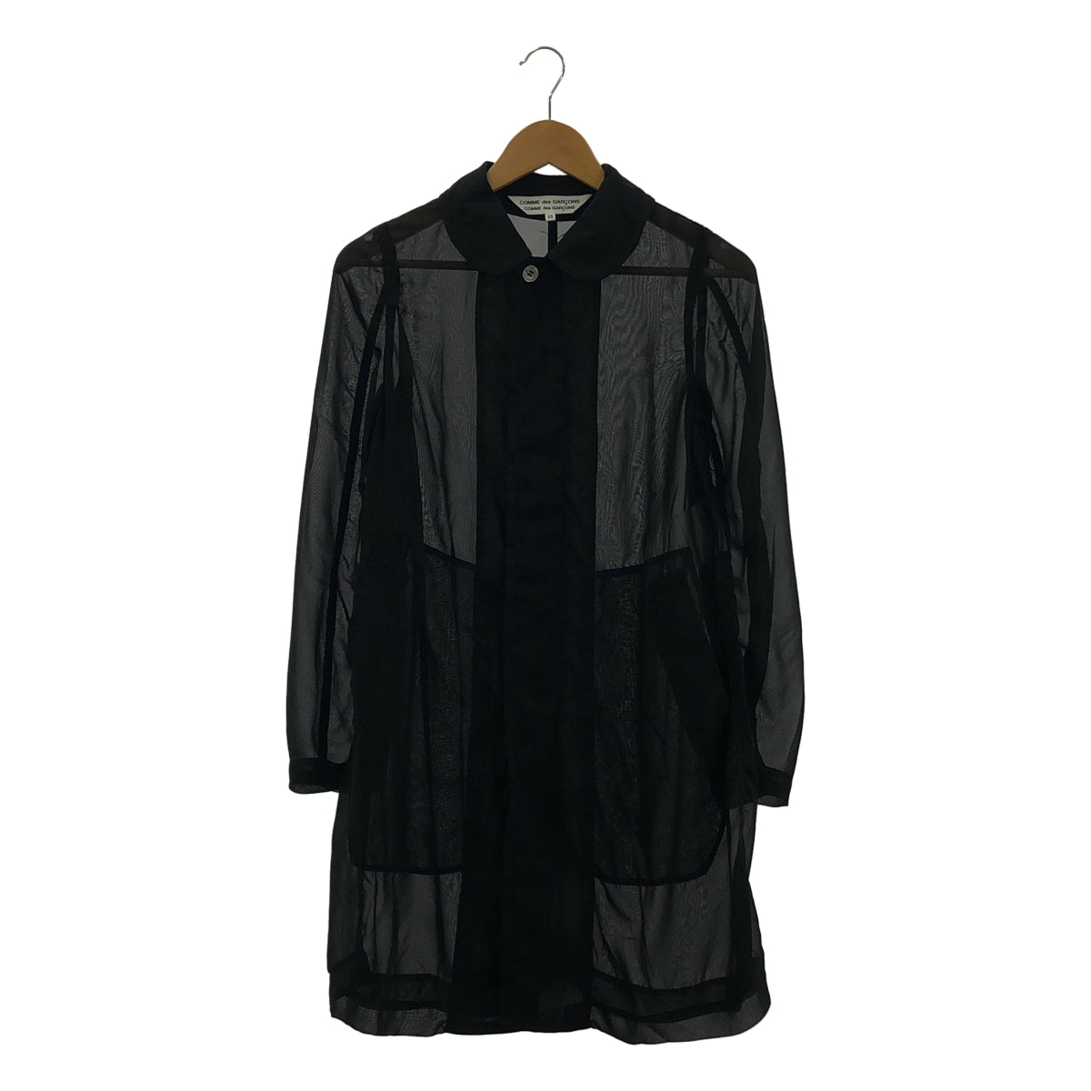 COMME des GARCONS | 2011春夏 | 聚酯雪紡透視圓領外套 | XS碼 |