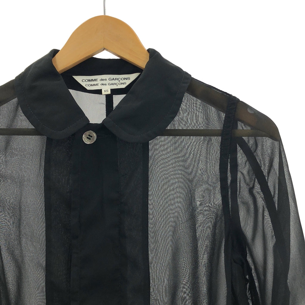 COMME des GARCONS | 2011春夏 | 聚酯雪紡透視圓領外套 | XS碼 |