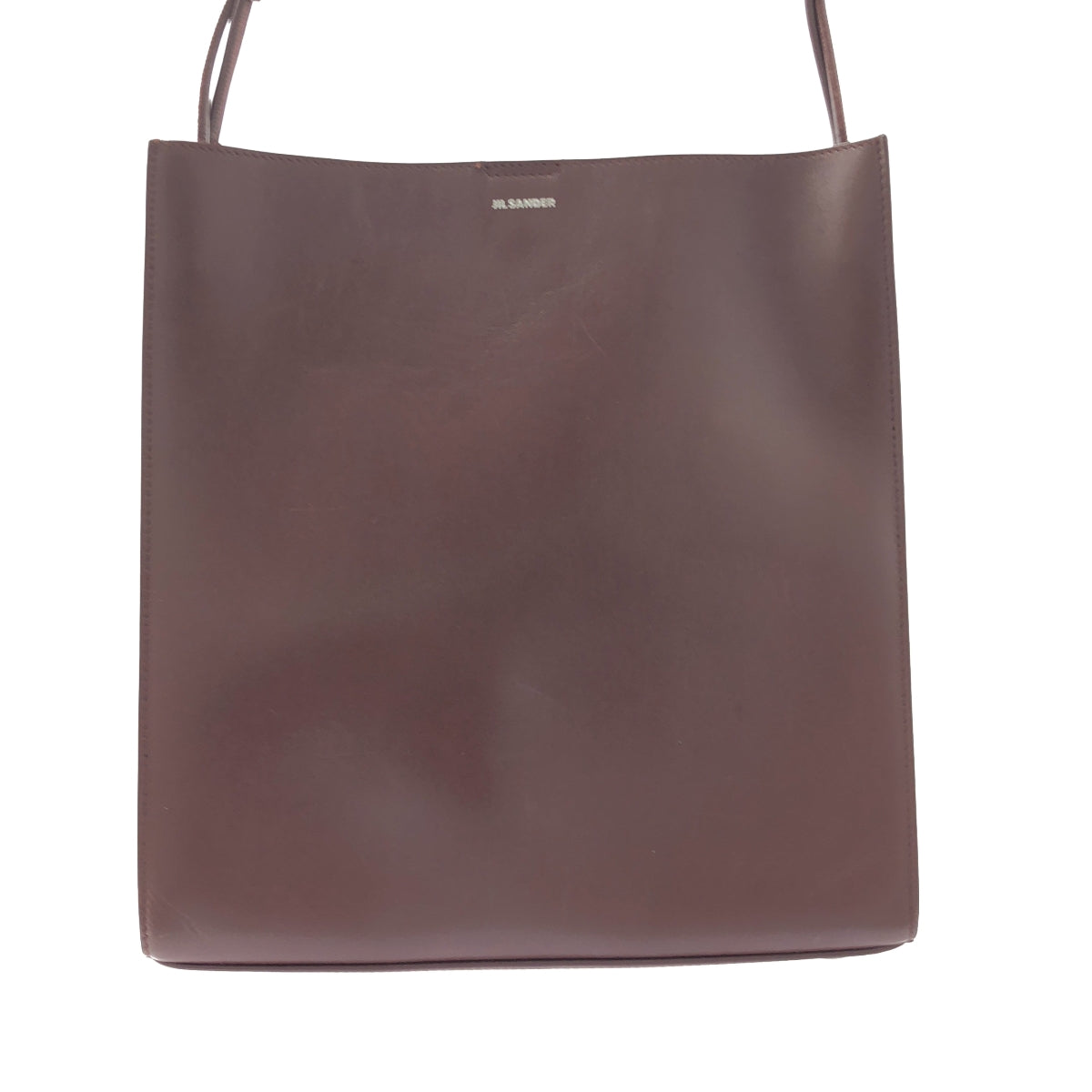 JIL SANDER | Tangle 中型皮革方形單肩包 | 棕色 | 女款
