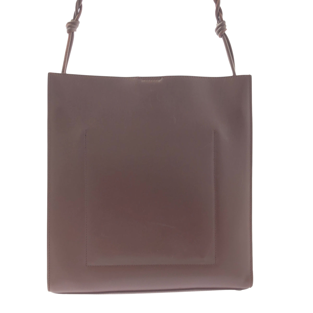 JIL SANDER | Tangle 中型皮革方形單肩包 | 棕色 | 女款