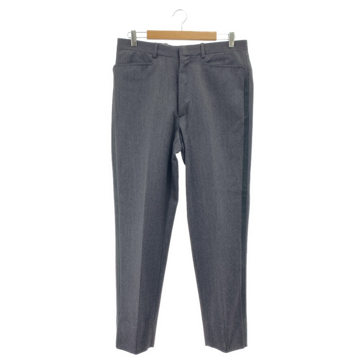 BERNARD ZINS / ベルナールザンス | × BEAMS F / ビームスエフ別注 FLORE ャバルリーツイル ノープリーツ スラックス パンツ | 42 | メンズ