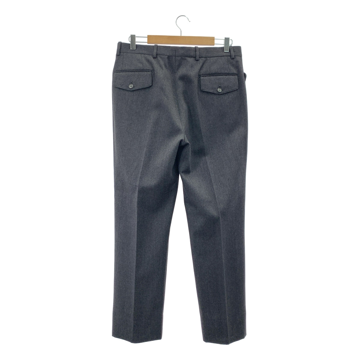BERNARD ZINS / ベルナールザンス | × BEAMS F / ビームスエフ別注 FLORE ャバルリーツイル ノープリーツ スラックス パンツ | 42 | メンズ
