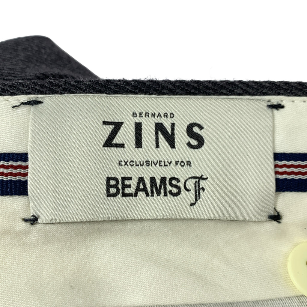 BERNARD ZINS / ベルナールザンス | × BEAMS F / ビームスエフ別注 FLORE ャバルリーツイル ノープリーツ スラックス パンツ | 42 | メンズ