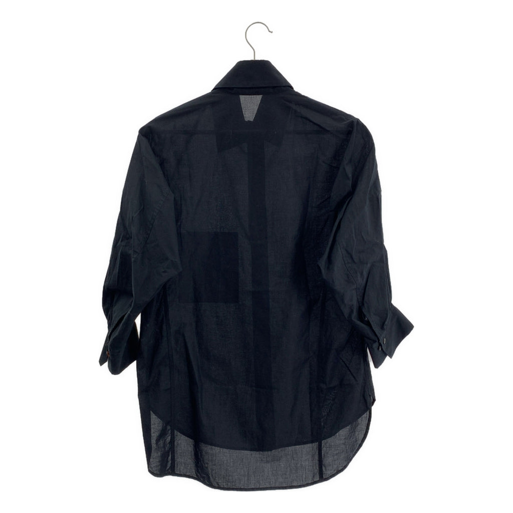 Y's / ワイズヨウジヤマモト | 2021AW | コットン ドルマンスリーブ シャツ | 1 | レディース