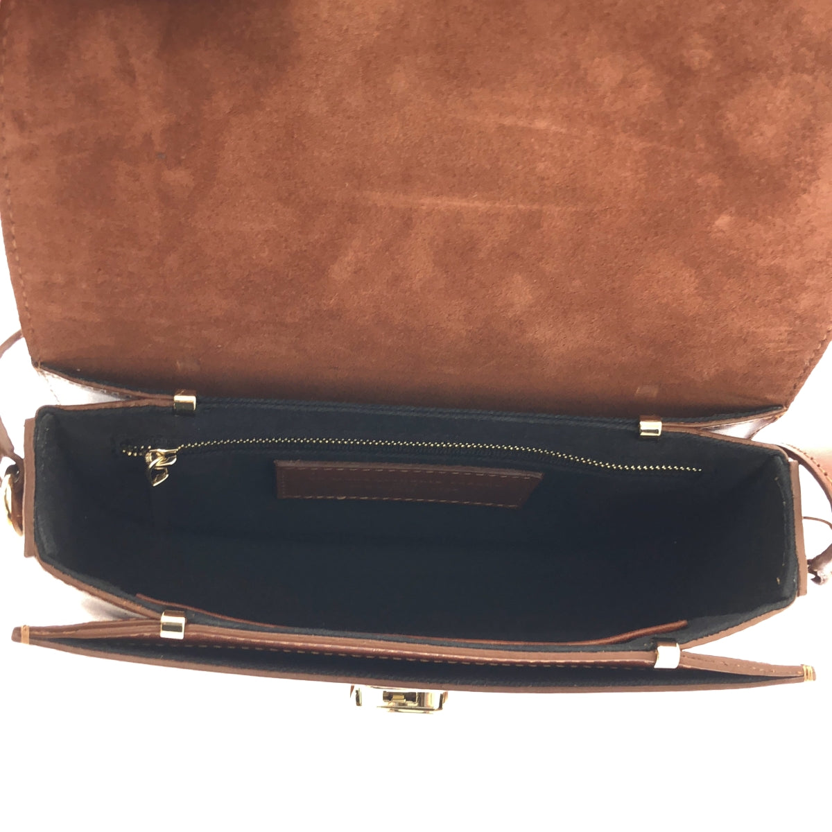 SEZANE / セザンヌ | CLAUDE ハーフムーン フラップ ショルダーバッグ |