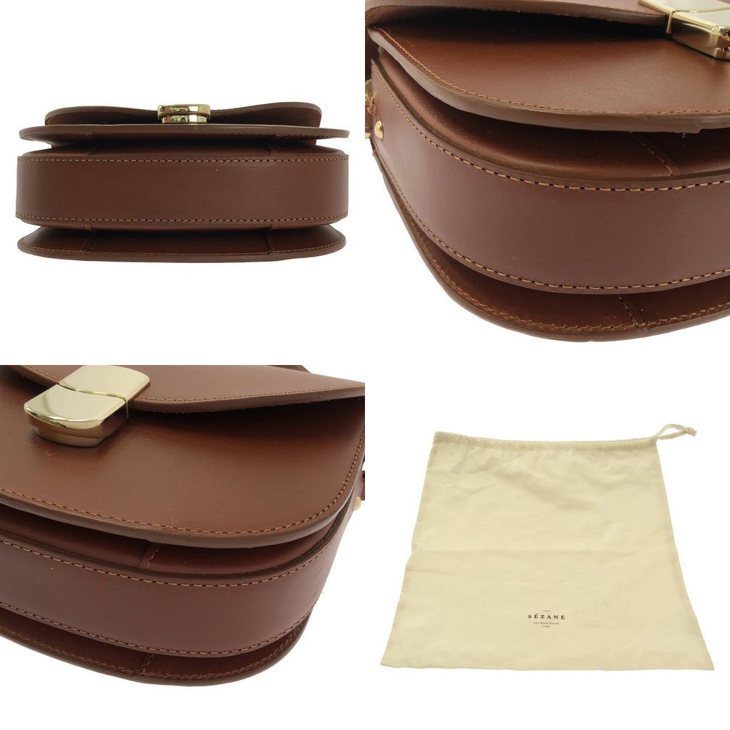 SEZANE / セザンヌ | CLAUDE ハーフムーン フラップ ショルダーバッグ |