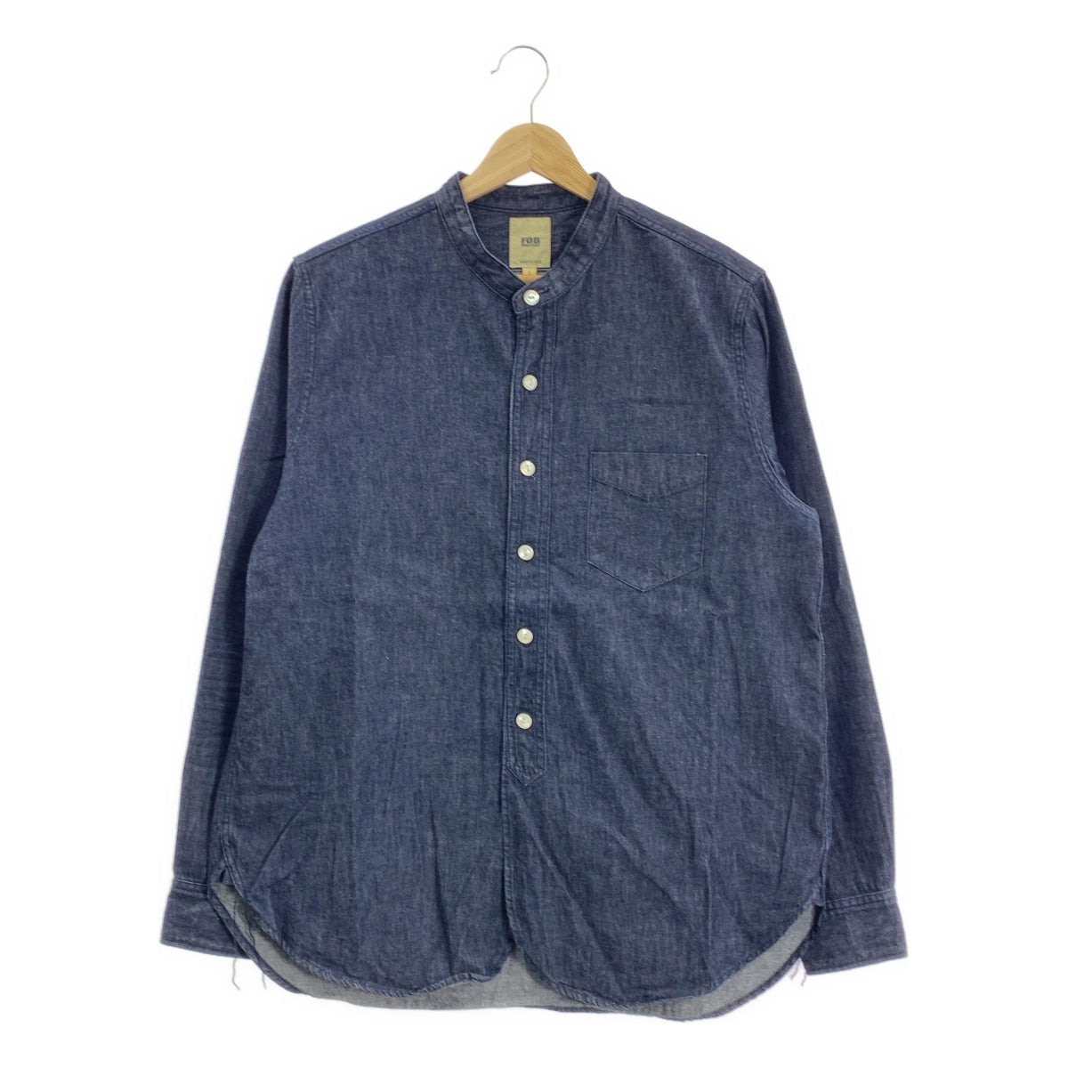 FOB FACTORY | 棉質立領襯衫 | S碼 | 男款