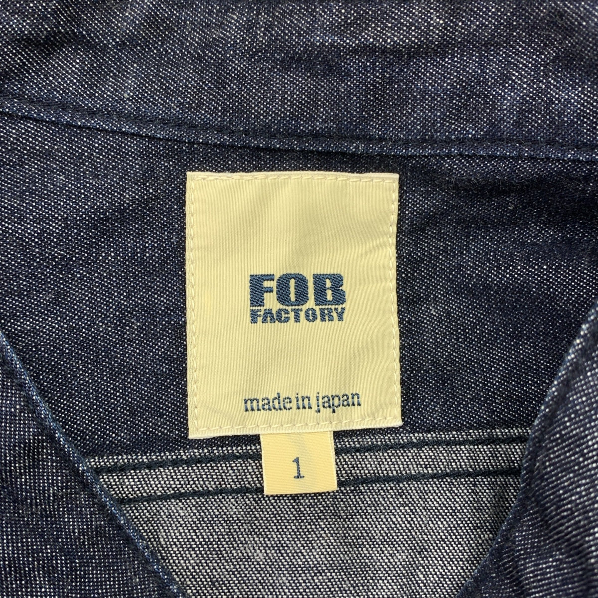 FOB FACTORY | 棉質立領襯衫 | S碼 | 男款