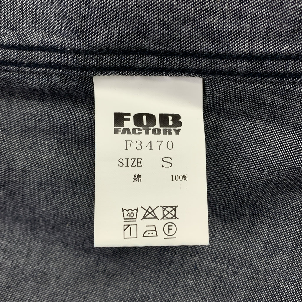 FOB FACTORY | 棉質立領襯衫 | S碼 | 男款