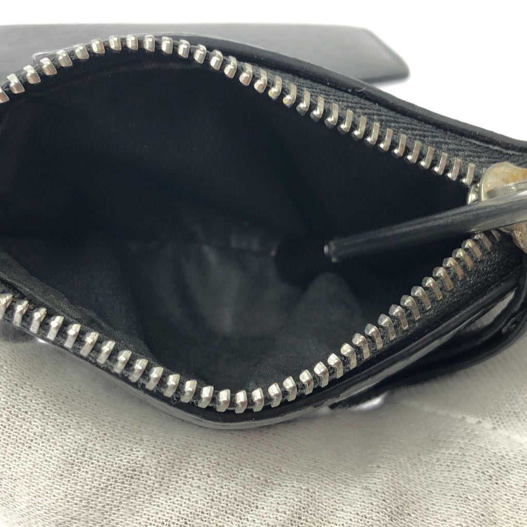 Maison Margiela | 2019 春夏系列 | 四針縫製皮革信封皮夾，三折 | 黑色 | 女款